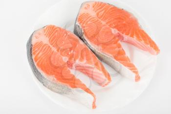 Royalty Free Photo of Trout Steaks