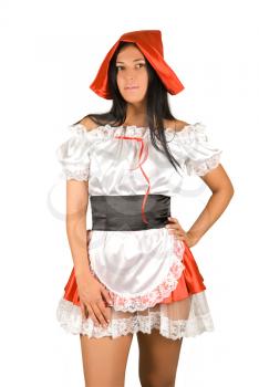 Royalty Free Photo of a Sexy Little Red Riding Hood