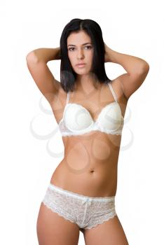Royalty Free Photo of a Woman in Lingerie