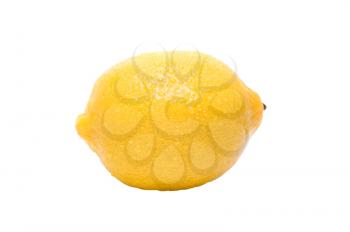 A Lemon fruit  on white background