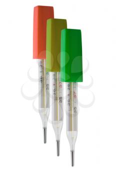 Royalty Free Photo of Three Thermometers
