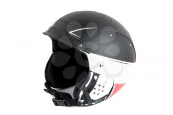 skier helmet isolated on a white background