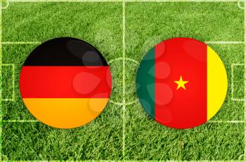 Confederations Cup football match Germany vs Cameroon