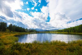 Lake in the Altai Mountains, Siberia