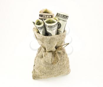 Royalty Free Photo of a Sack of Money