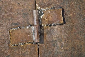 Royalty Free Photo of a Rusty Metal Background