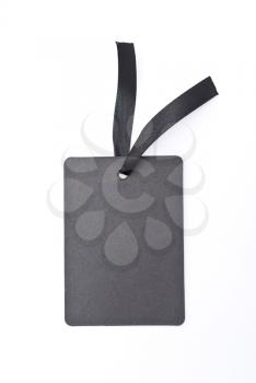 Royalty Free Photo of a Black Gift Tag