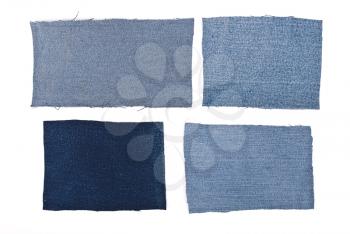 Royalty Free Photo of Pieces of Denim