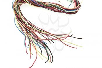 Royalty Free Photo of Colorful Wires