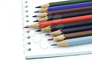 Royalty Free Photo of Colorful Pencil Crayons