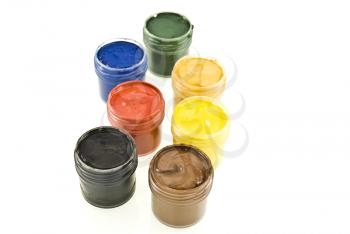 Royalty Free Photo of Watercolor Paint Sets