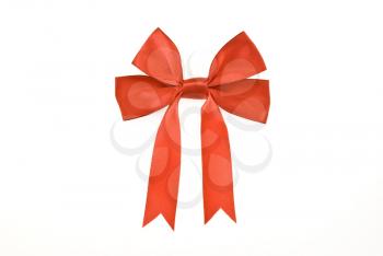 Royalty Free Photo of a Red Bow