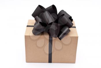Box with black bow 