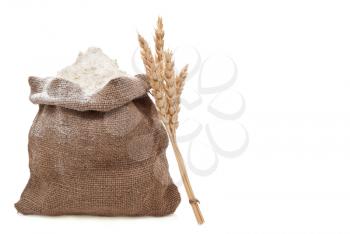 Flour and wheat ears