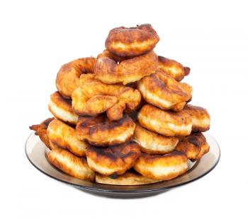 Fried cakes on a plate
