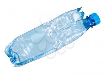 Broken plastic bottle