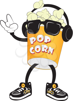 Popcorn for movie theater and cinema.