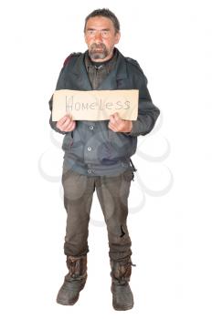 Homeless man, beggar