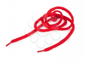 Red shoelace