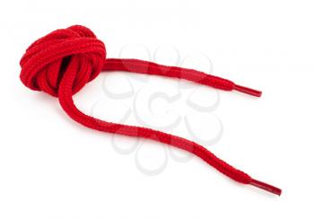 Red shoelace