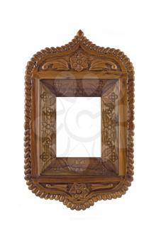 Vertical Frame for picture useful as icon case over white