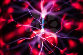 Royalty Free Photo of an Abstract Plasma Gas and Traces Pattern