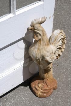 Royalty Free Photo of a Rooster Doorstop
