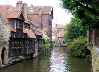 A view of Bruges, Belgium.