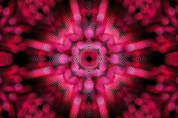 Bright abstract concentric pattern background