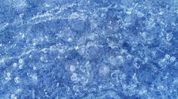 Macro of natural blue ice texture