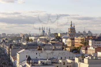 Beautiful top view to Kazan, Republic of Tatarstan, Russia
