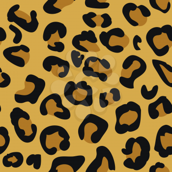 Royalty Free Clipart Image of a Leopard Print Background
