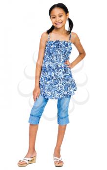 Royalty Free Photo of a Young Girl Posing