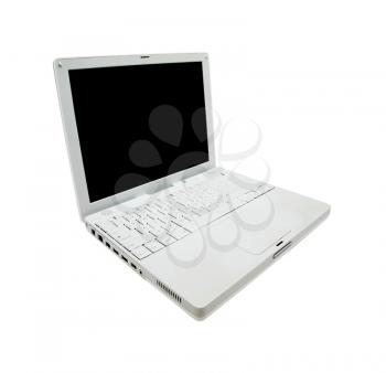 Laptop isolated over white