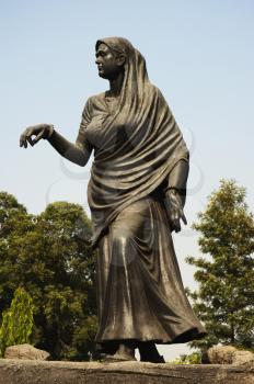 Statue depicting historic Dandi March, Gyarah Murti (11 Statues), Sardar Patel Marg, New Delhi, India