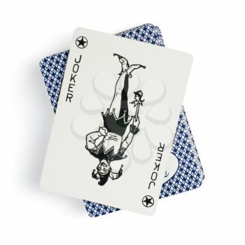 Joker on a playing card