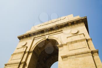 Low angle view of a war memorial, India Gate, New Delhi, India