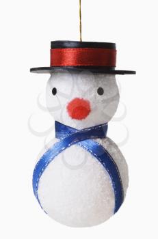 Close-up of a snowman