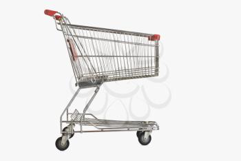 Close-up of a shopping cart