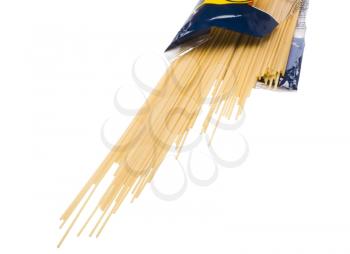 Close-up of uncooked spaghetti