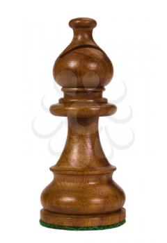 Close-up of a bishop chess piece
