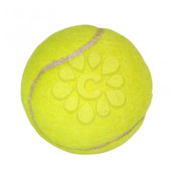 Close-up of a tennis ball