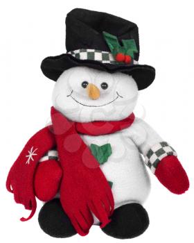 Stuffed snowman toy