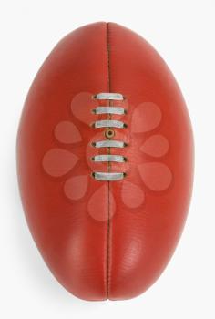 Close-up of an American football