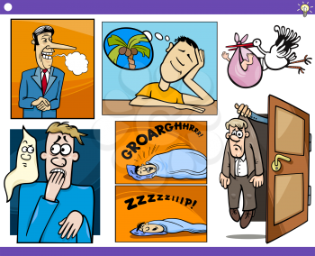 Royalty Free Clipart Image of Concepts and Metaphors
