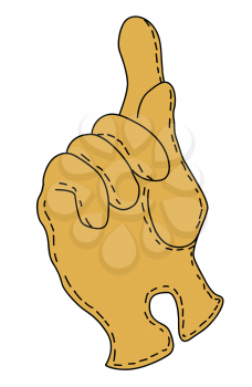 Royalty Free Clipart Image of a Glove