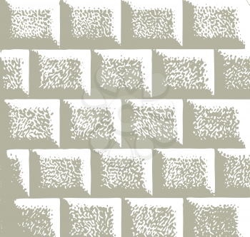Royalty Free Clipart Image of a Stone Wall