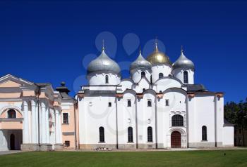 christian orthodox church on green field