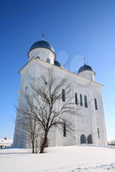 christian church on territory of the orthodox priory