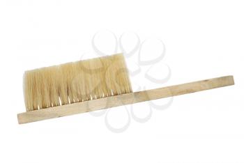 Brush for cleaning on a white background.                   